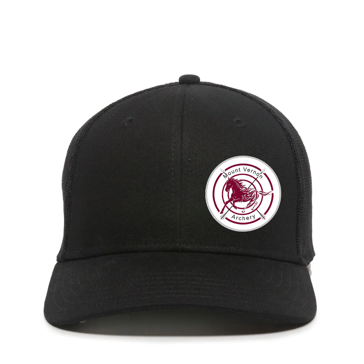 Black/Black Archery Hat Rgr360m Combo flex/snap