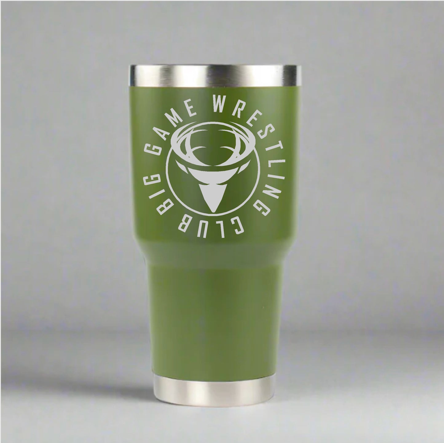 30 Oz Big Game Circle Logo Army Green Cup