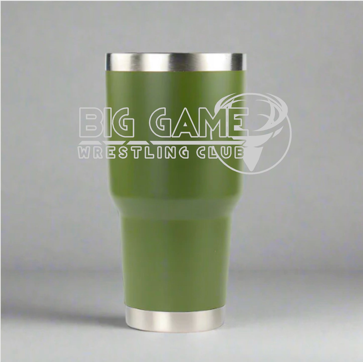 30 Oz Big Game Long Logo Army Green Cup