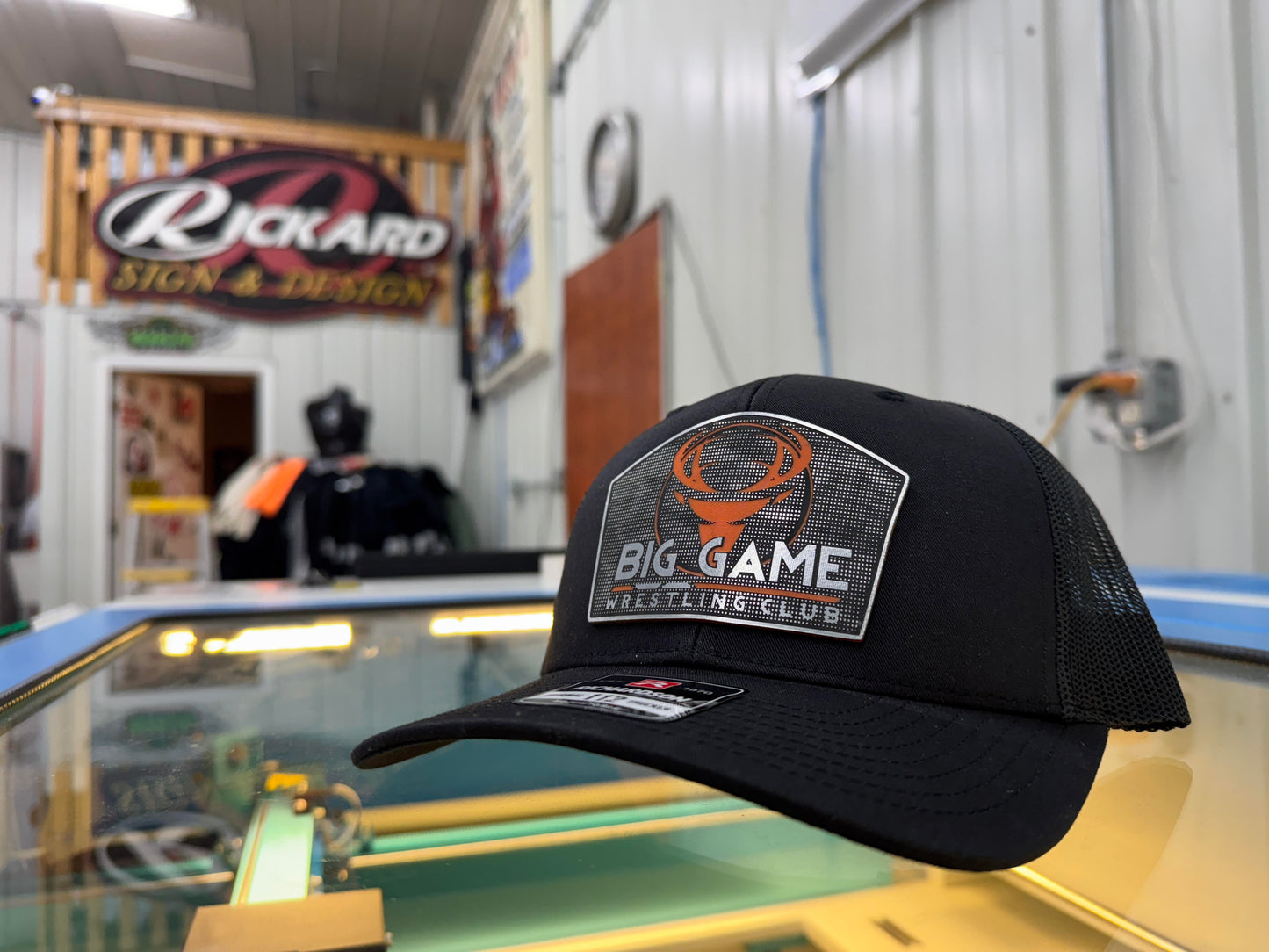 Big Game Wresting Hat Tri Layer Acrylic Patch