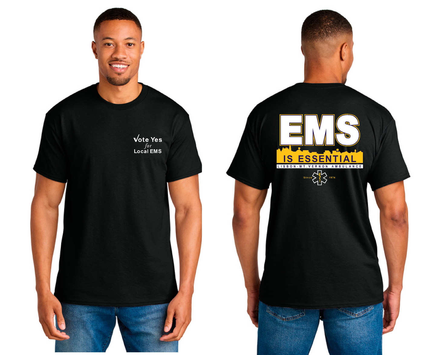 Black EMS Tee