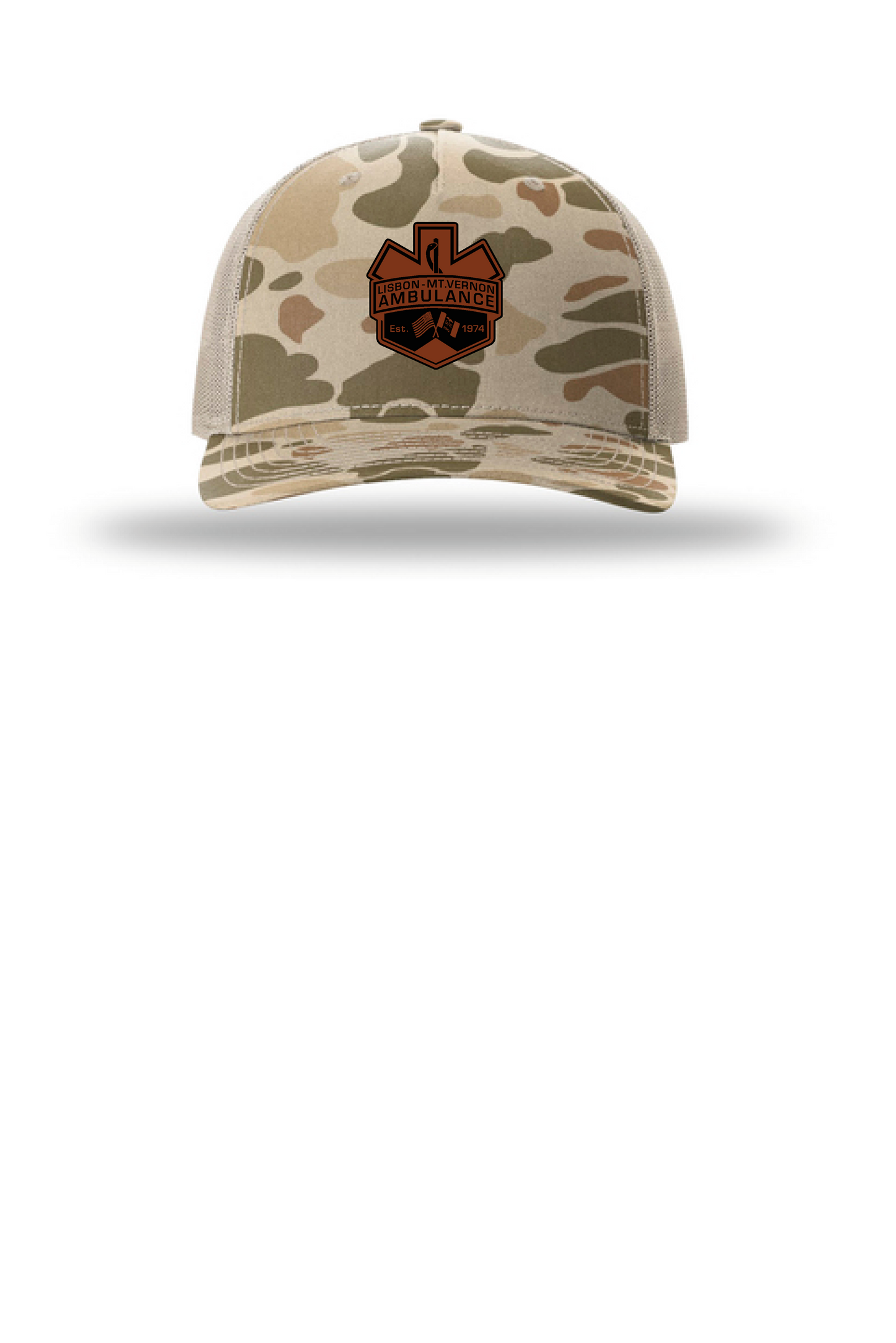 Camo EMS Badge Hat
