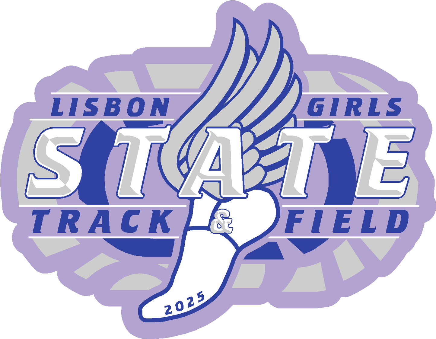 2025 Girls Track Decal