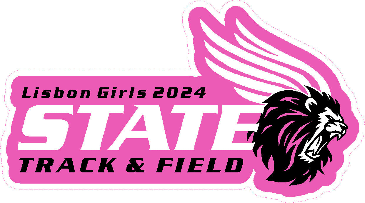 2024 Girls Track Decal