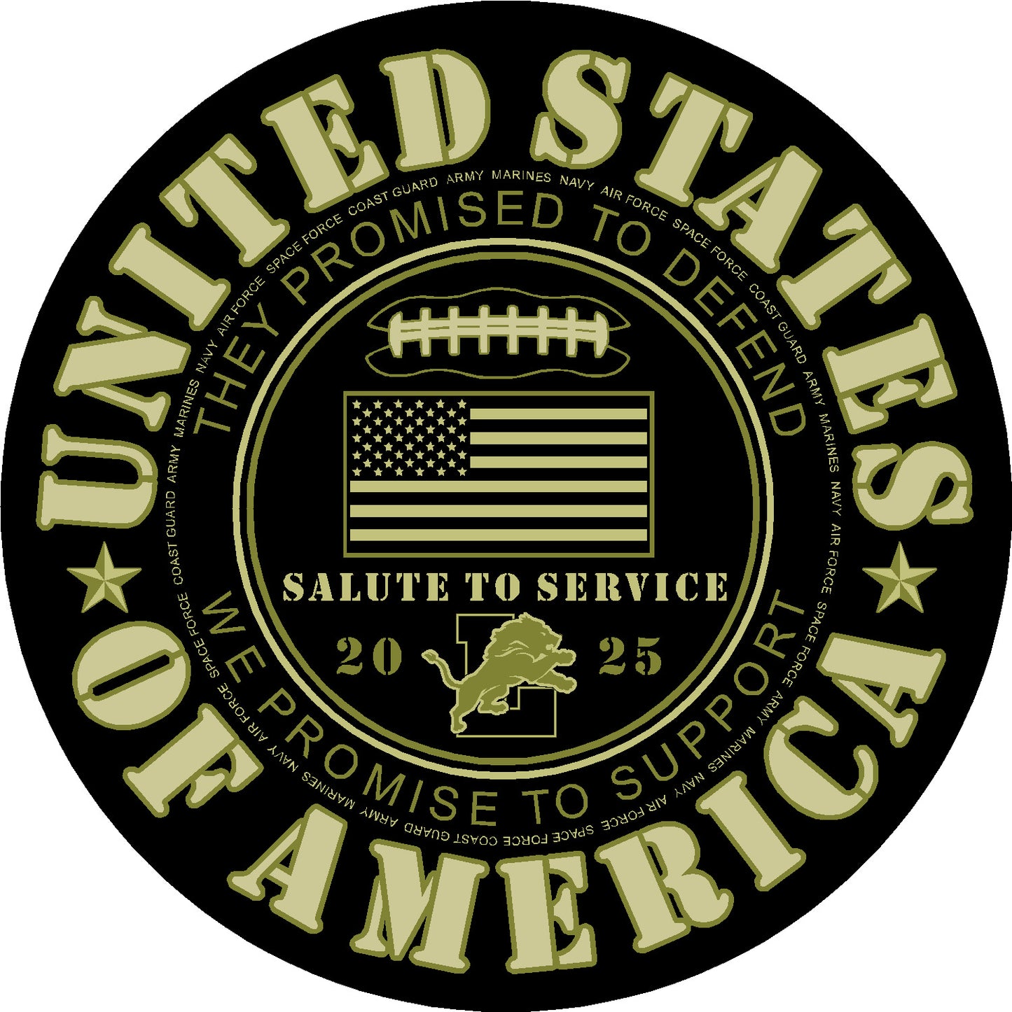 Military Night Decal