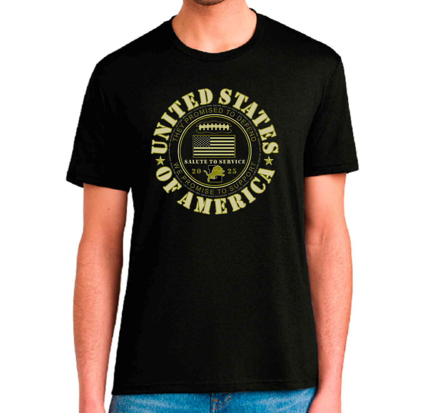 District Tri-Blend Tee Lisbon Salute to Service