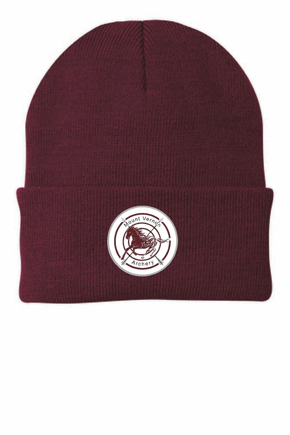 Archery Beanie Maroon Port and Company
