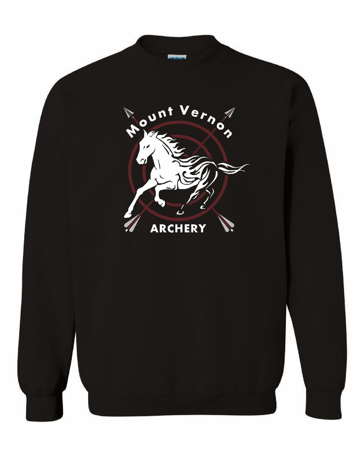 Black Gildan Crewneck Sweatshirt