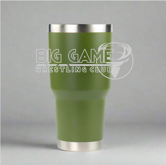 30 Oz Big Game Long Logo Army Green Cup