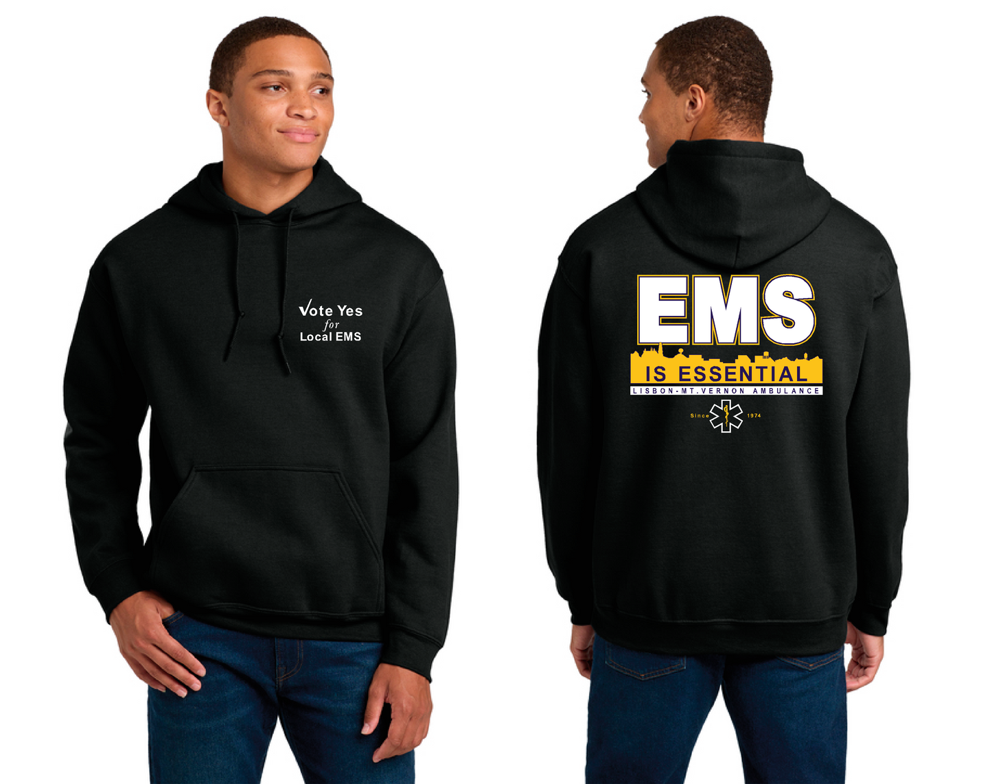 Black EMS Hoodie